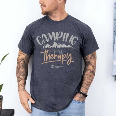 Camping Is My Therapy Man T-Shirt